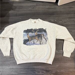 Vintage Deer Crewneck Sweatshirt